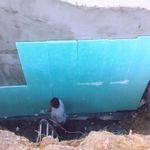Στεγάνωση υπογείου εξωτερικά με τσιμεντοειδές υλικό και θερμομόνωση με πλάκες X.P.S FIBRAN 5cm